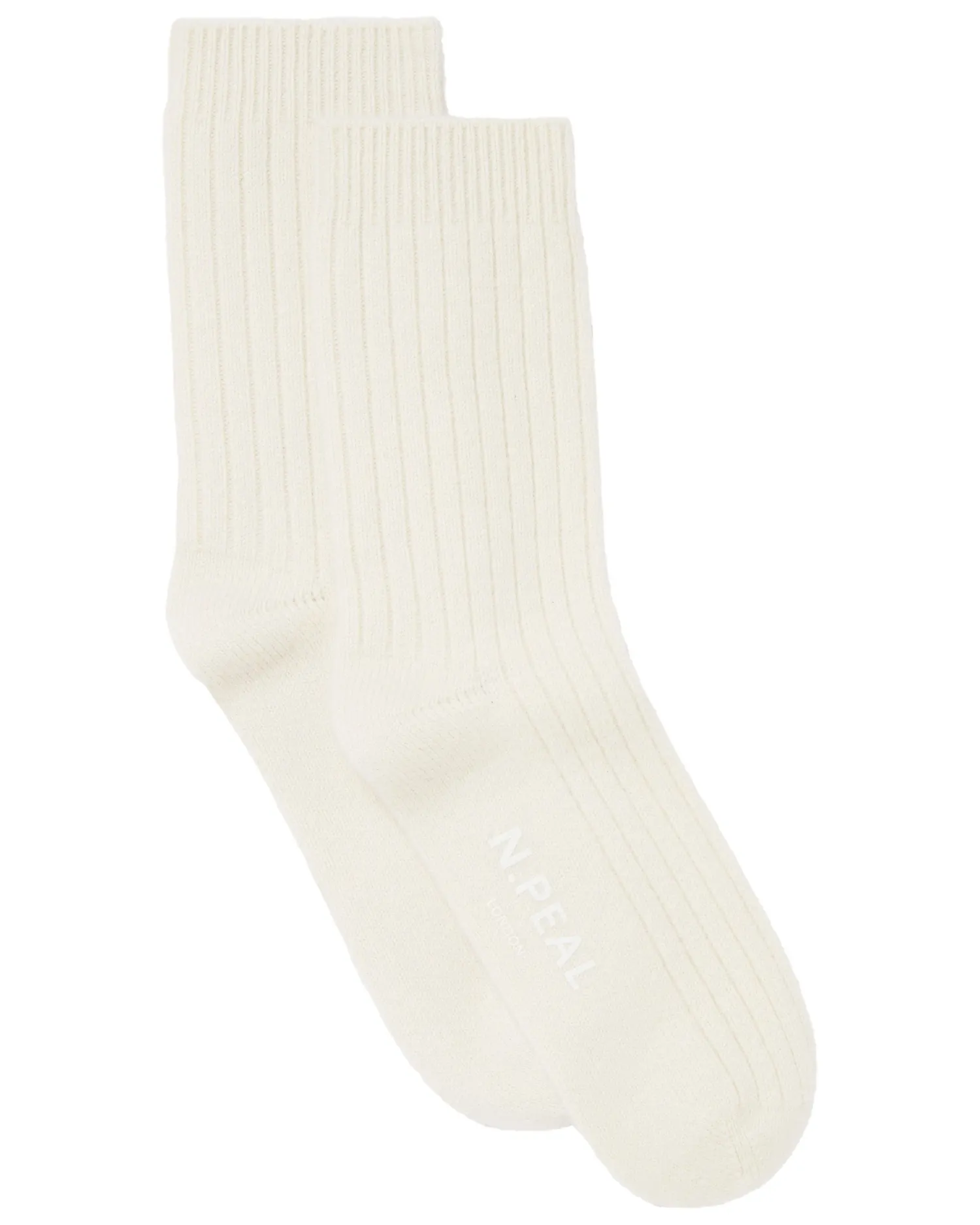 Women N.Peal Slippers & Socks | Gloves*Women's Rib Cashmere House Socks