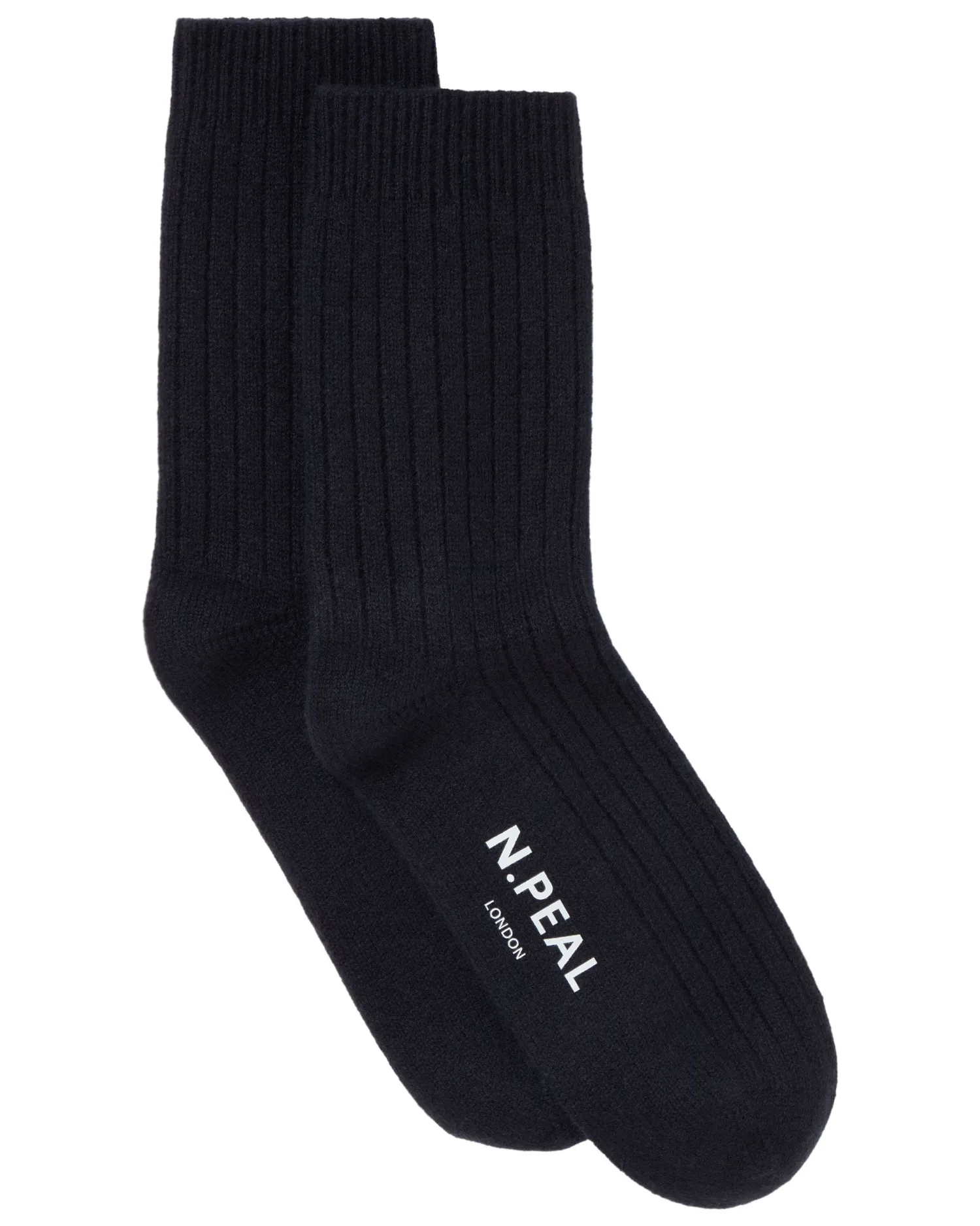 Women N.Peal Slippers & Socks | Gloves*Women's Rib Cashmere House Socks