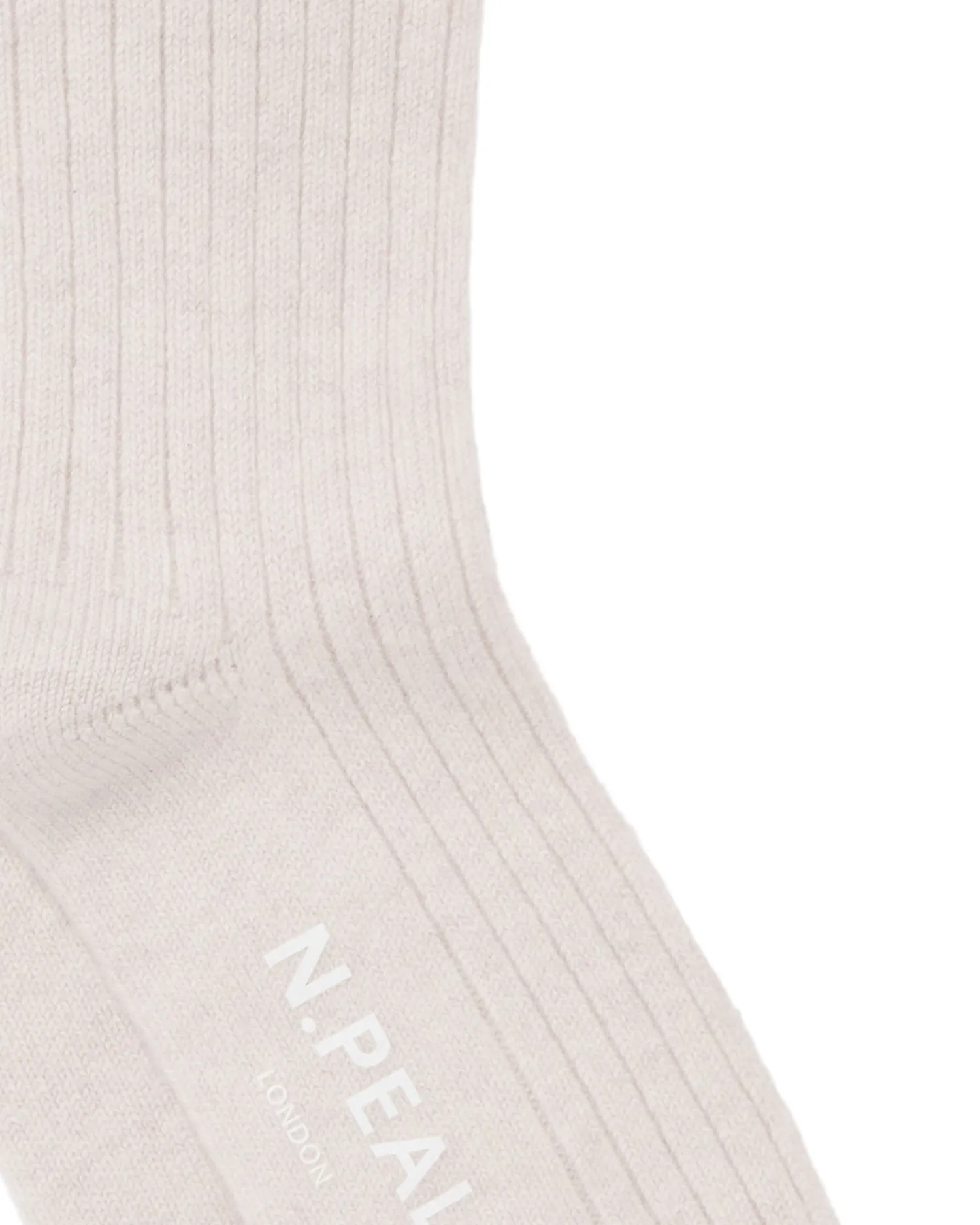 Women N.Peal Slippers & Socks | Gloves*Women's Rib Cashmere House Socks