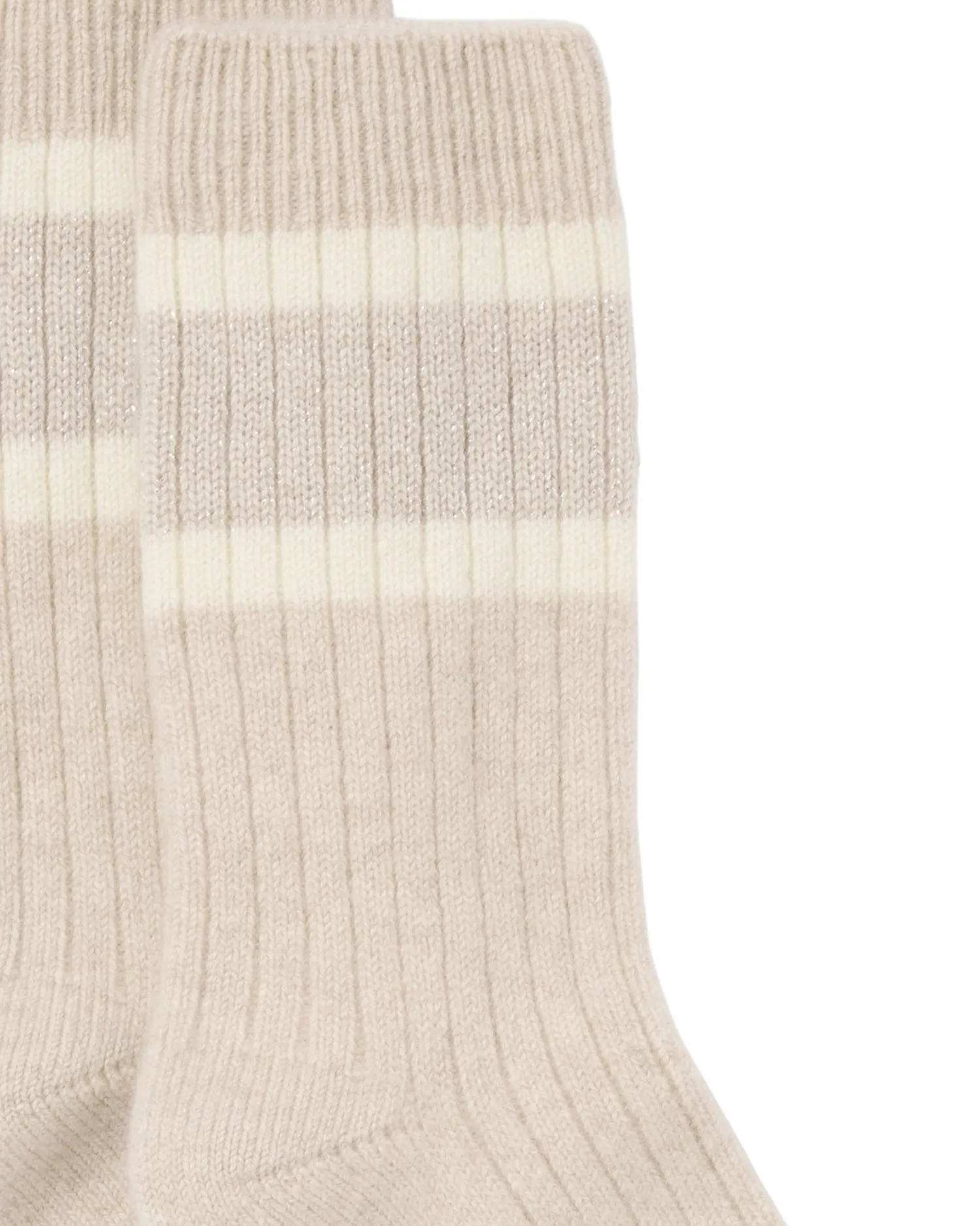 Women N.Peal Slippers & Socks | Gloves*Women's Rib Stripe Cashmere Socks