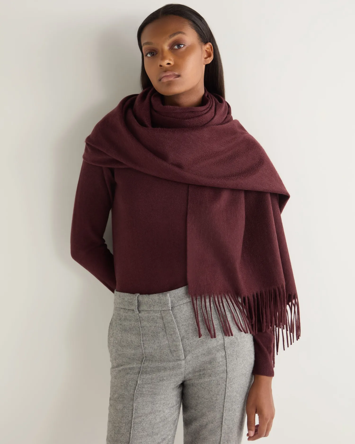 Women N.Peal Pashminas, Wraps & Shawls*Women's Woven Cashmere Shawl