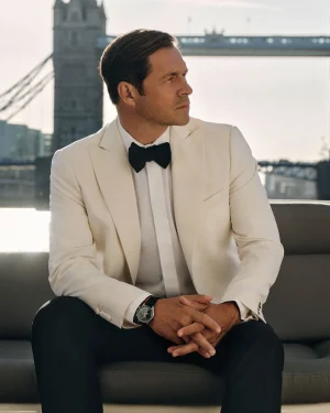 Women N.Peal James Bond Jackets | White*007 Woven Dinner Jacket